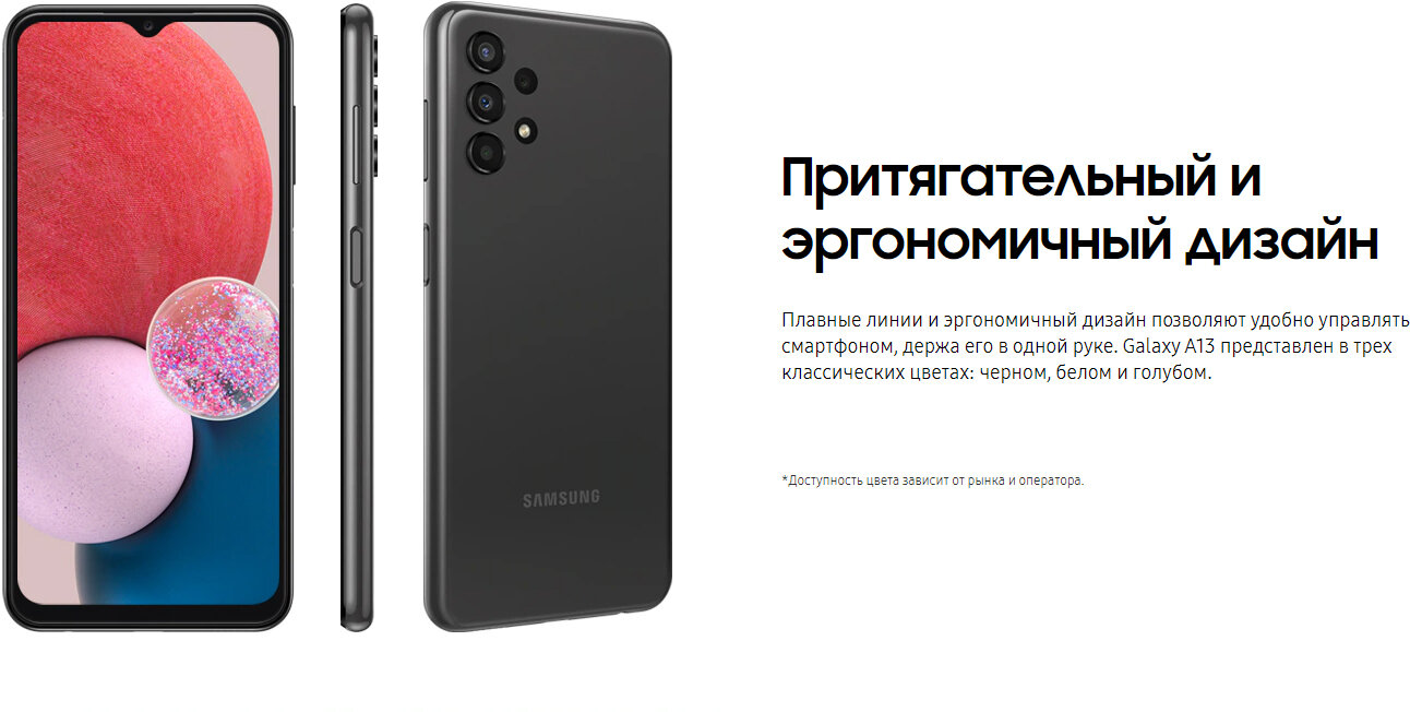 Смартфон Samsung Galaxy A13 3/32Gb (SM-A135FLBUSKZ) Blue - фото №11