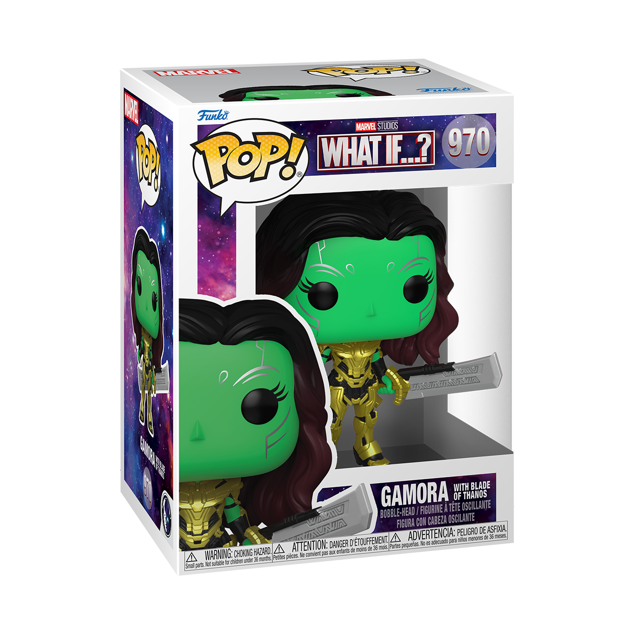 Фигурка Funko POP! Bobble Marvel What If Gamora w/Blade of Thanos (970) 58651