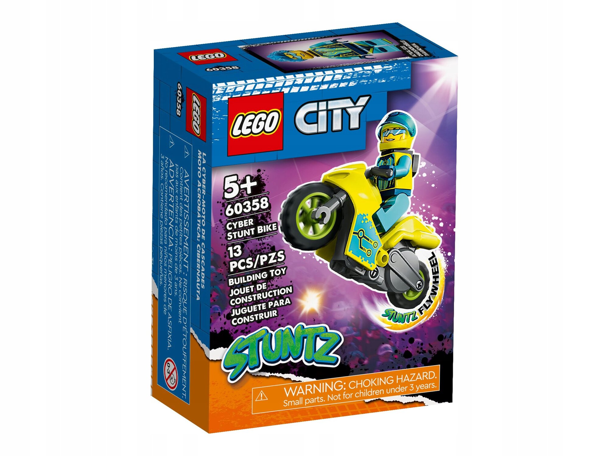 Конструктор LEGO City 60358 Cyber Stunt Bike