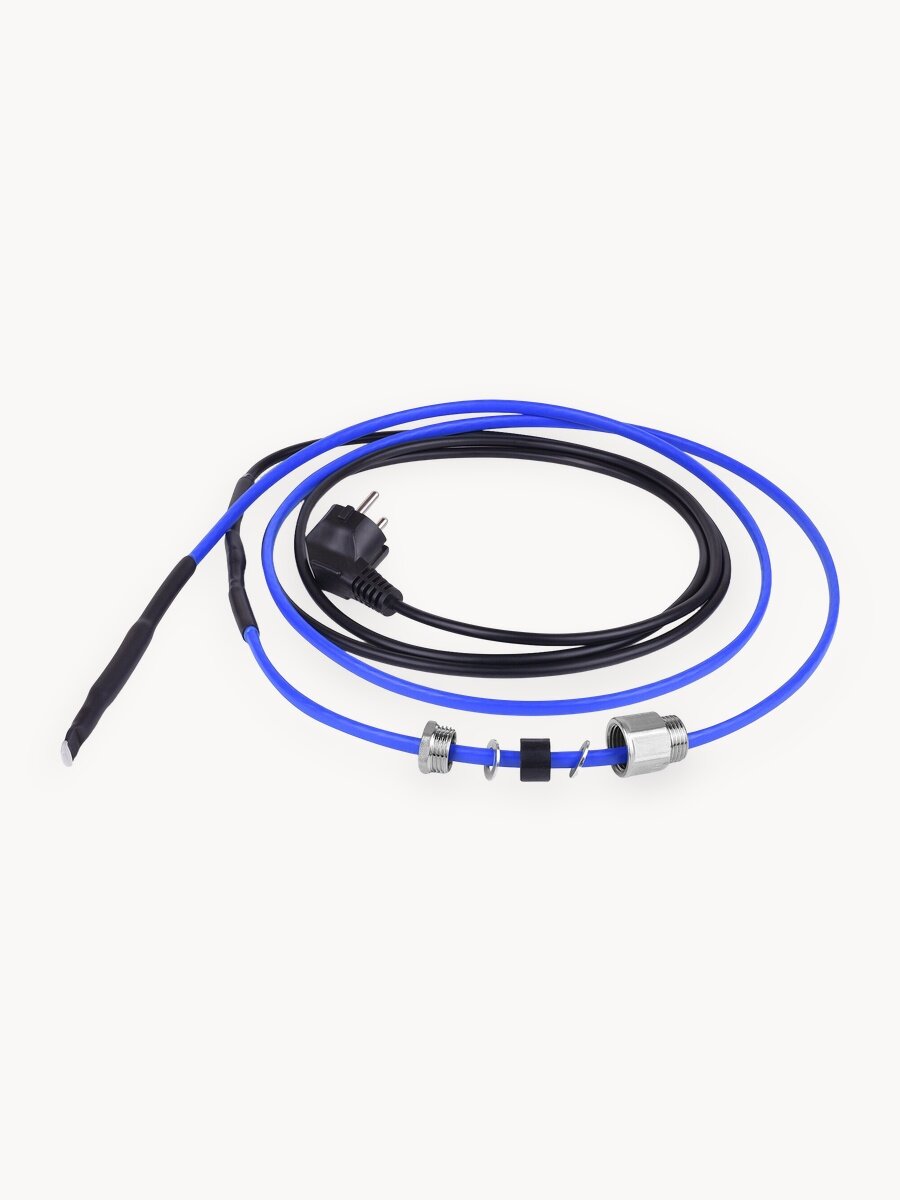 Греющий кабель Varmel 10VFGM2-CP, для водопровода, внутри трубы 10м, 100Вт