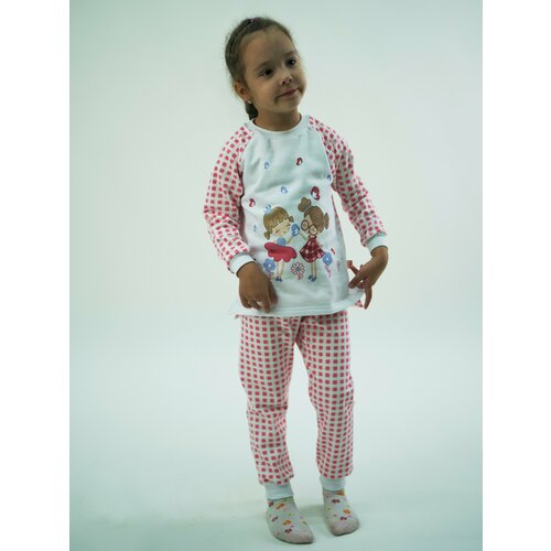 Пижама Маленький принц, размер 104, белый, красный