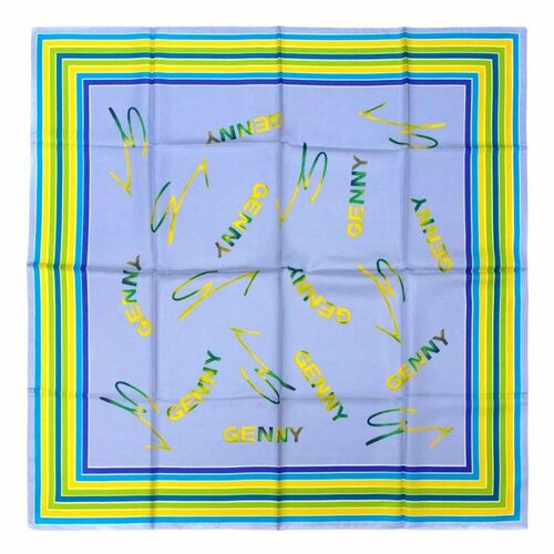 фото Платок genny ,90х90 см, фиолетовый, розовый