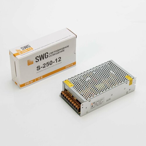 Блоки питания SWG S-250-12,250W, 12V