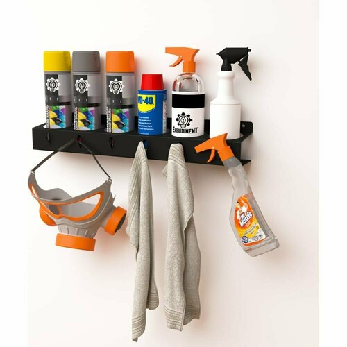 Настенный держатель-органайзер для баллончиков EMBODIMENT EMB-WOP-L-B 2232₽