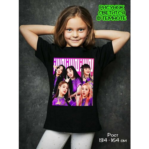 фото Футболка romax tex, размер 152-158, черный