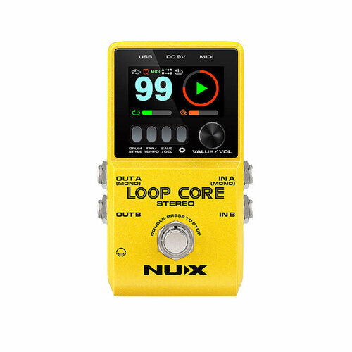 фото Nux loop core deluxe stereo looper