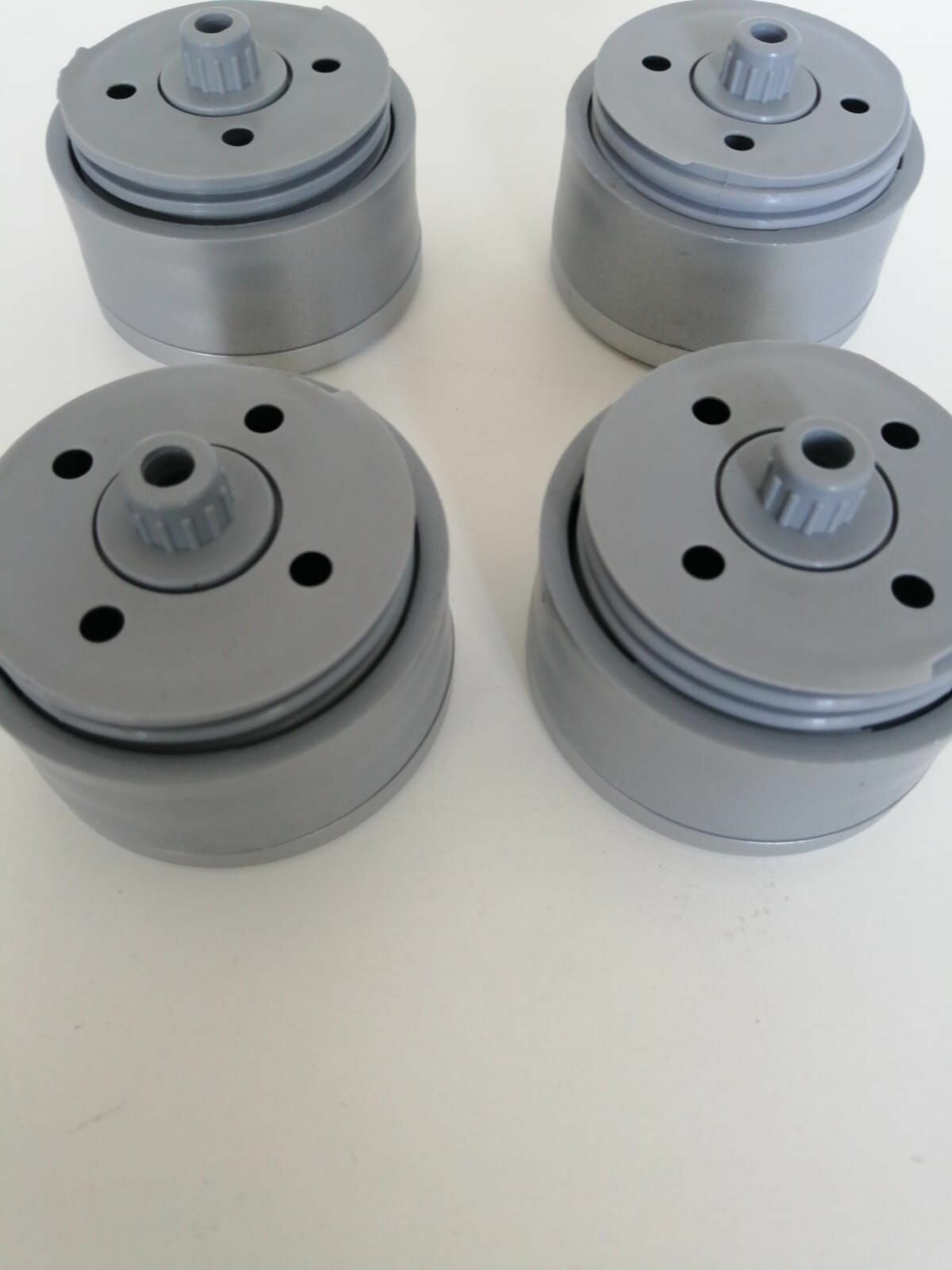 Опора мебельная регулируемая круглая круглая H30мм D 60мм