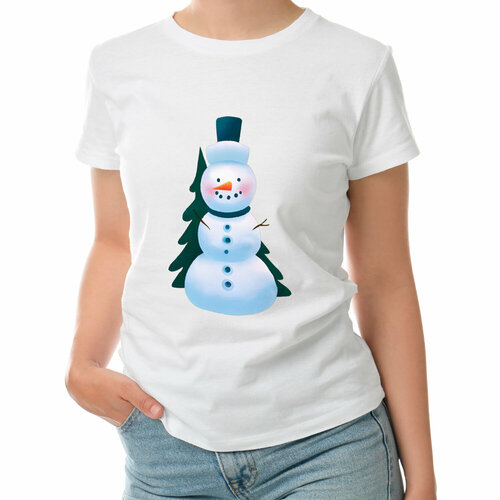 фото Футболка roly, размер l, белый