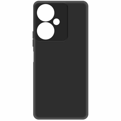 Чехол-накладка Krutoff Soft Case для Vivo Y27 4G черный чехол накладка krutoff soft case жизнь грустная для vivo y27 4g черный