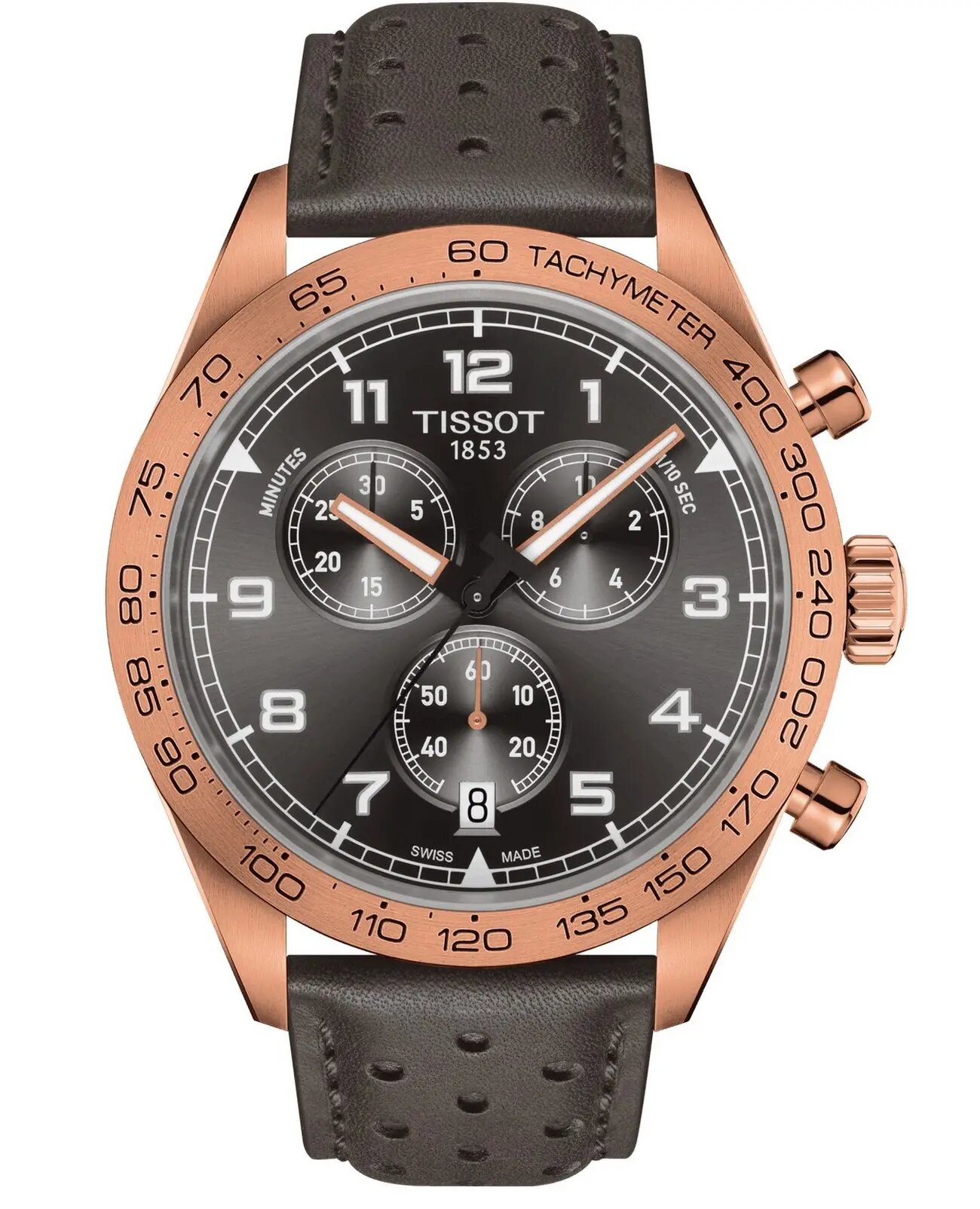 Наручные часы TISSOT T-Sport, коричневый/золотой