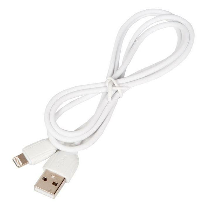 Кабель зарядки и синхронизации данных USB BOROFONE BX19 для Lightning, 2.4A, длина 1 м, белый, 6931474701763