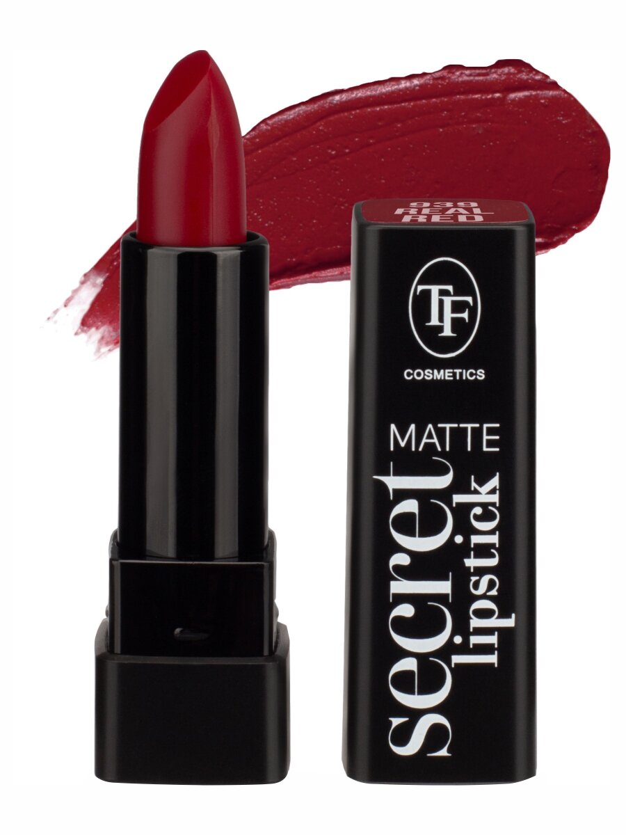 фото Матовая Помада для губ Matte Secret, тон 939 Real Red/Настоящий красный