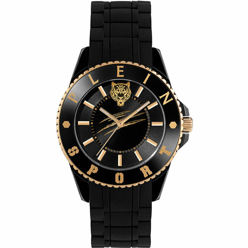 Наручные часы PLEIN SPORT PSKBA0323, золотой, черный наручные часы plein sport pskba0323 золотой черный