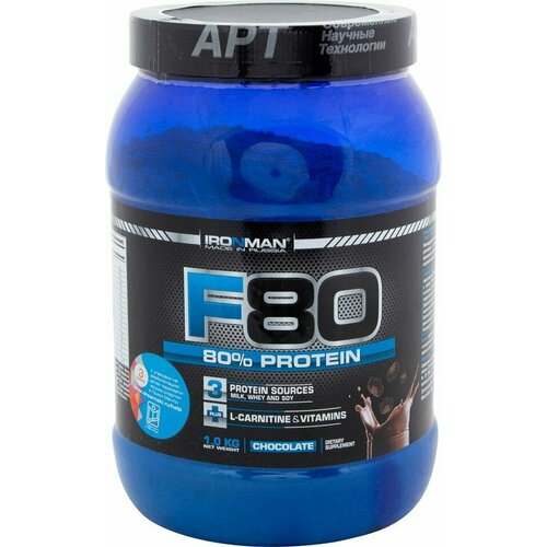 фото Протеин ironman f-80 шоколад 1кг х 3шт