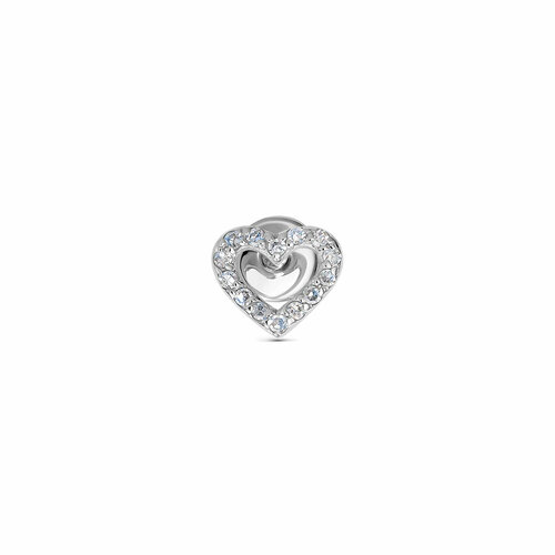 Пирсинг Vesna jewelry белое золото 585 проба родирование бриллиант средний вес 052 гр серебристый 12600₽