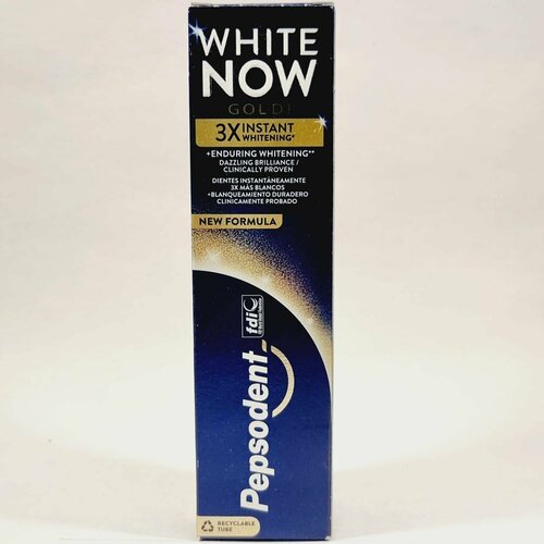 зубная паста pepsodent white now отбеливающая 75 мл из финляндии Зубная паста Pepsodent White Now Gold 75 мл (Из Финляндии)