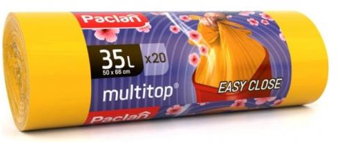 Paclan Мешки для мусора ароматизированные Multitop Aroma 50*66 см 35 л 20 шт