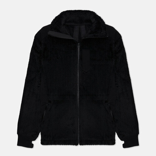  куртка Maharishi polartec high loft zipped fleece, силуэт прямой, размер m, черный