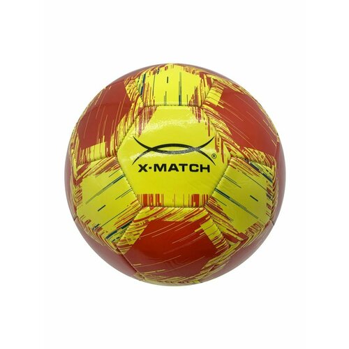 Мяч футбольный X-Match, 1 слой PVC, 1.8 мм. 330-350 гр. Размер 5. X-Match 57029