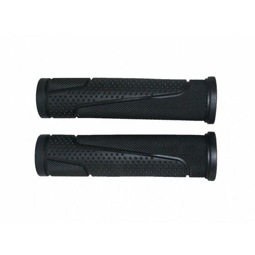 фото Vinca sport ручки руля (грипсы) h-g 63, резиновые 125мм, чёрные (пара)