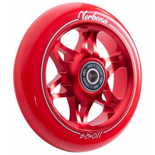 подшипники комета abec 9 золотые Колесо для самоката X-Treme 110*24мм, Verbena, red