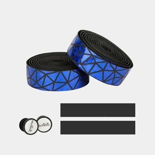 Обмотка руля YALOBIKE синие треугольники