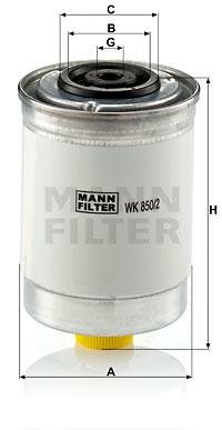 Топливный фильтр Mann-Filter - фото №7