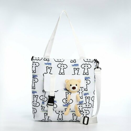 фото Сумка шоппер фаворит, белый