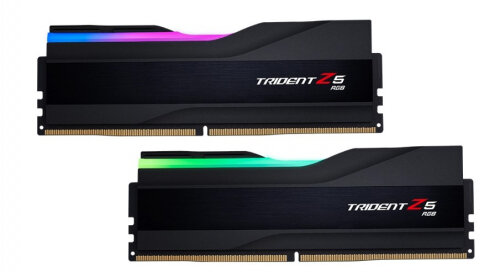 Оперативная память G.skill DDR5 Trident Z5 RGB 32GB (2x16GB) 7800MHz CL36 (36-46-46-125) 1.45V Black (F5-7800J3646H16GX2-TZ5RK)