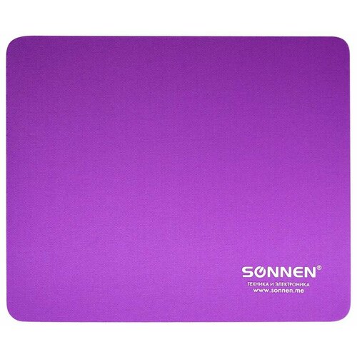 Коврик для мыши Sonnen Purple резина+ткань 22*18*0.3см х2шт