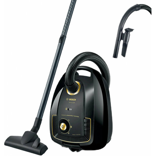 строительный пылесос bosch easyvac12 Пылесос Bosch BGL38GOLD черный/золотистый