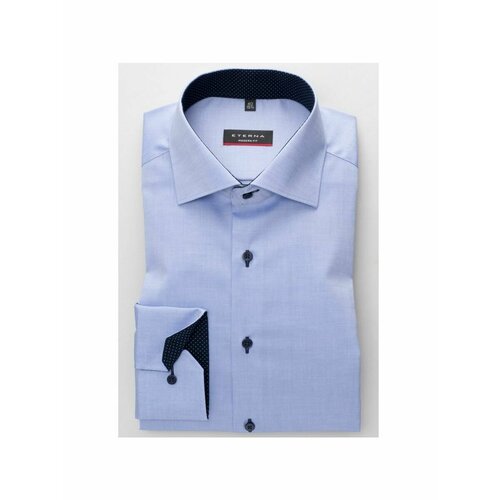 Рубашка Eterna, размер 40, синий