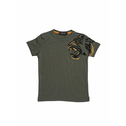 фото Футболка , размер 116, хаки superkinder