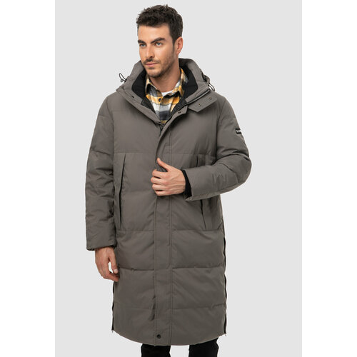 фото Пуховик kanzler, размер 54, серый