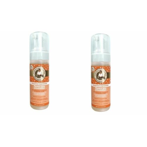 Пенка для умывания Рецепты бабушки Агафьи Воздушная Морошковая, 150мл х 2шт