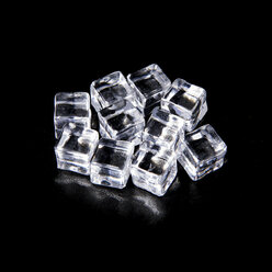 Искусственные кубики льда из акрила 10 шт 10х10х10 мм Fotokvant Ice10 kit
