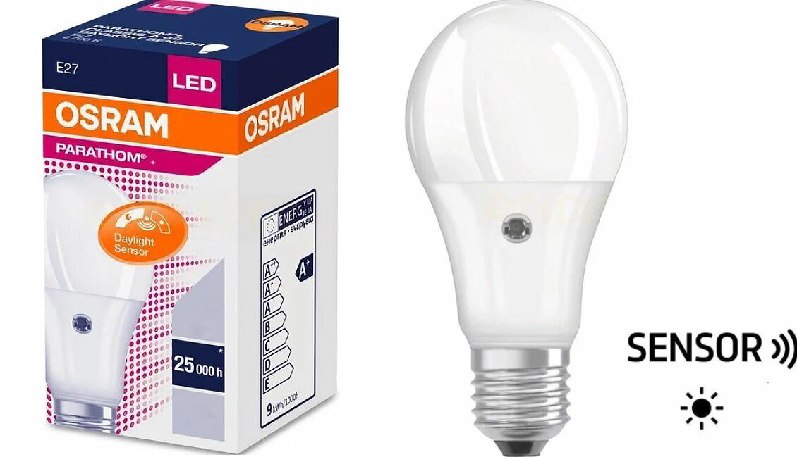 Лампочка светодиодная OSRAM Груша A E27 9Вт 220В 806Лм 2700К Теплый белый упаковка 1шт