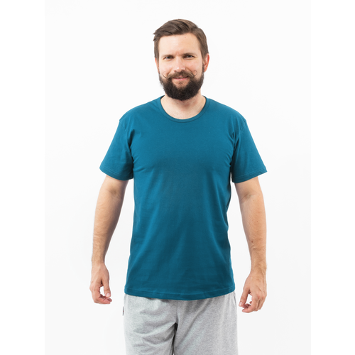 Футболка Монотекс, размер 64, бирюзовый футболка монотекс размер 64 серый