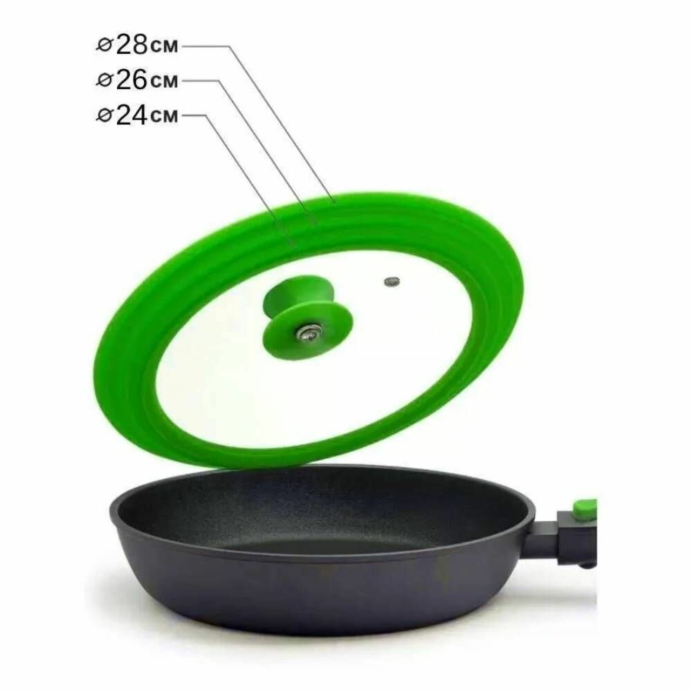 фото Крышка универсальная 3 размера, 24-26-28 см