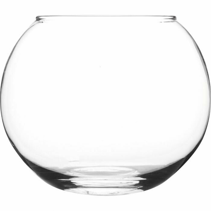 2 шт / Ваза шар стекло круглая прозрачная для цветов аквариум флорариум круглый 3 литра