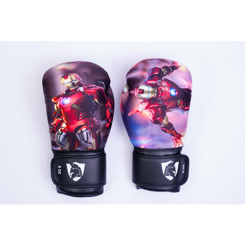 фото Боксерские детские перчатки tameez iron man 8 унций нет бренда