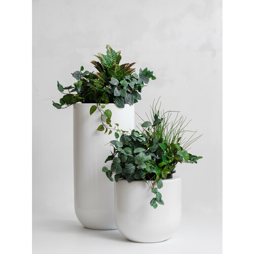 Низкое напольное кашпо