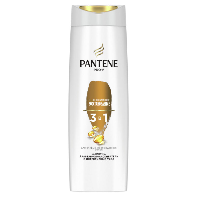 Шампунь 3в1 Pantene Pro-V Интенсивное восстановление, 360 мл