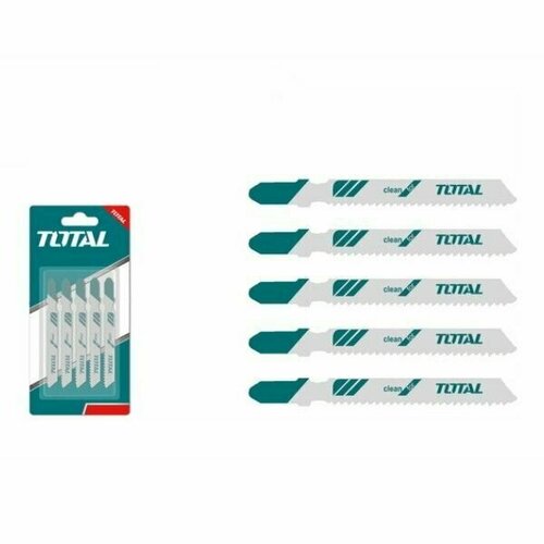 Пилки для лобзика по металлу TOTAL длина зуба: 50 мм, 12TPI