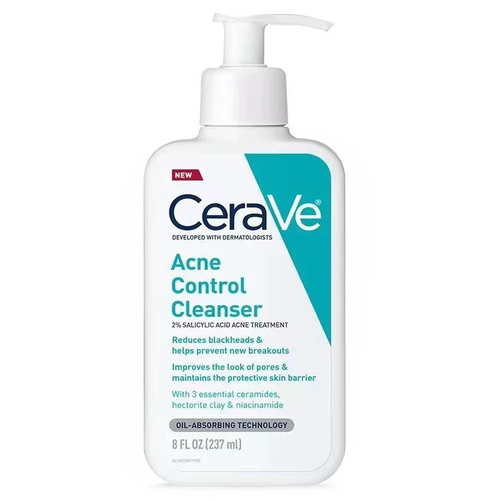 CeraVe Acne Control Cleanser, Гель-пенка для умывания от акне 237 мл