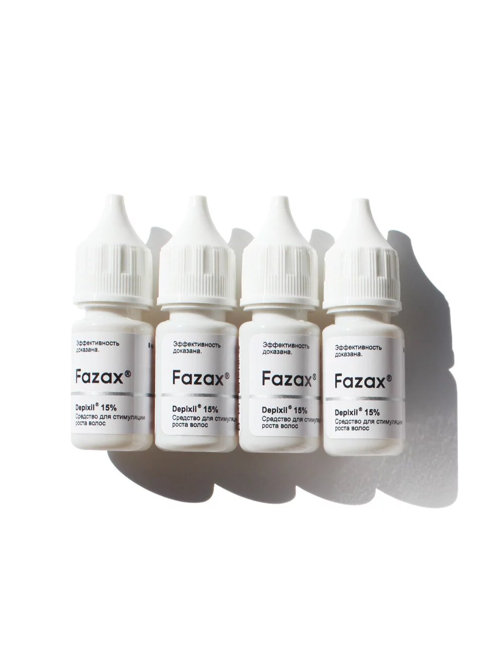 Cыворотка активатор для роста волос Fazax средство для стимуляции быстрого роста волос 4 шт