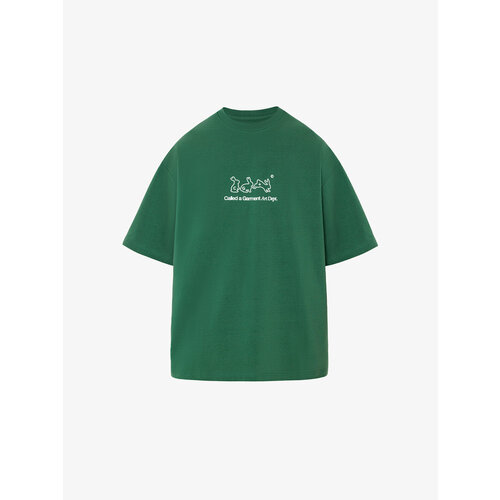 Футболка Called a Garment, размер M, зеленый