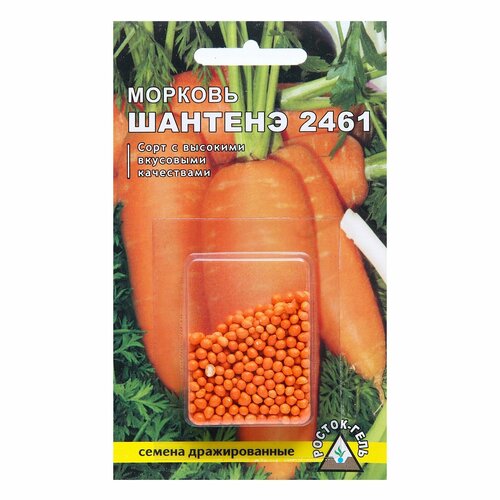 Семена Морковь шантенэ 2461 простое драже, 300 шт семена морковь шантенэ 2461 простое драже 300 шт
