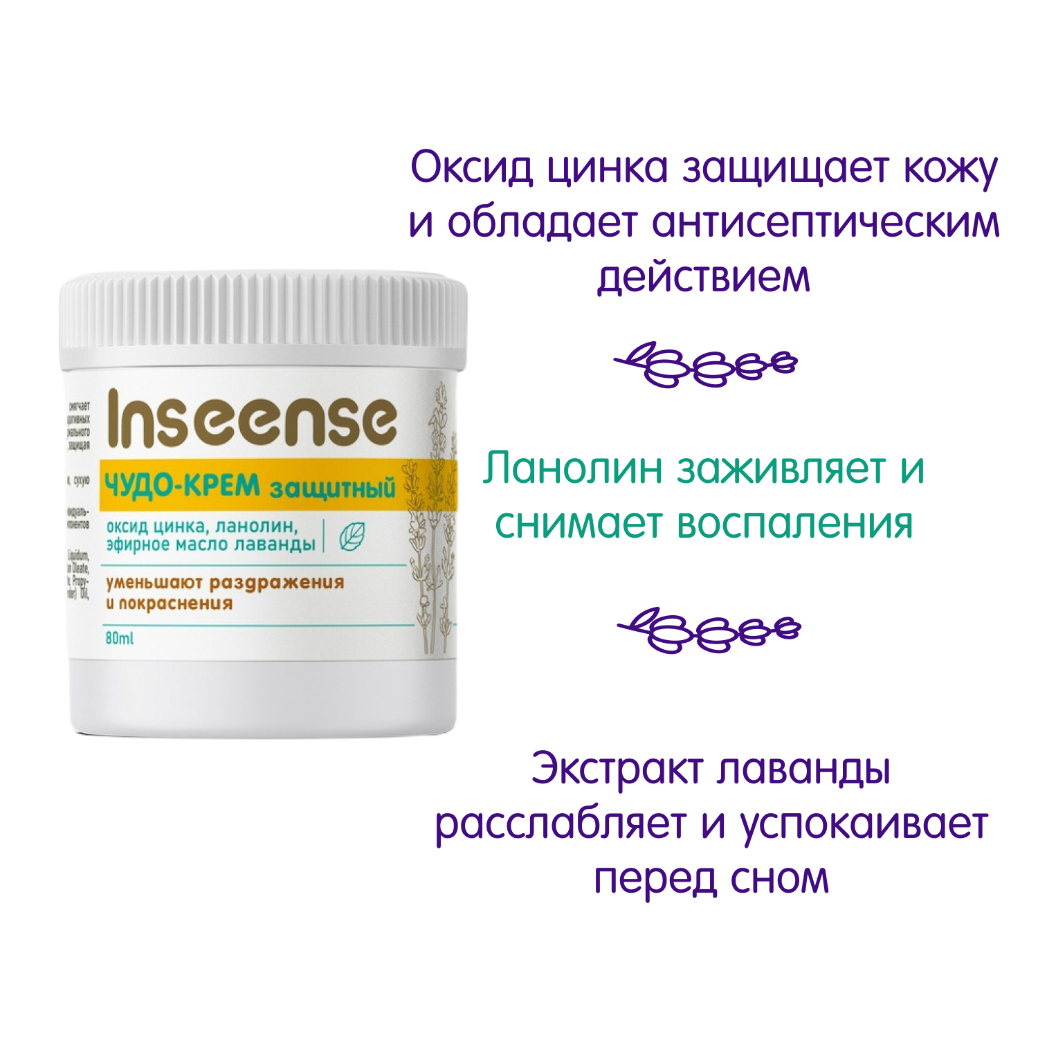 Чудо-крем INSEENSE защитный 80 мл - фото №7