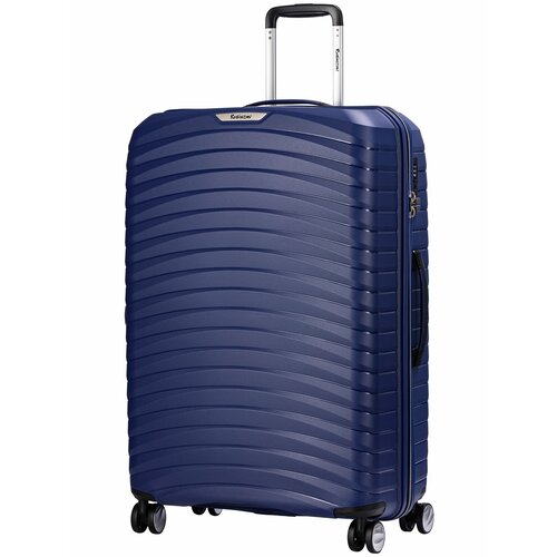 Чемодан Robinzon, 105 л, размер L, синий чемодан robinzon 105 л размер l фиолетовый